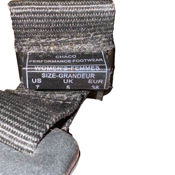 Chaco Chillos Slide Women's Size 7 Black Adjustable Strap Sandals Slip On Shoes - Picture 10 of 10